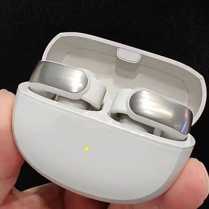 Original Wireless Bluetooth V12 Earphones Open Headsets Hifi Stereo Sport Earbuds HD Mic Call Ear Clip Headphones For Ultra