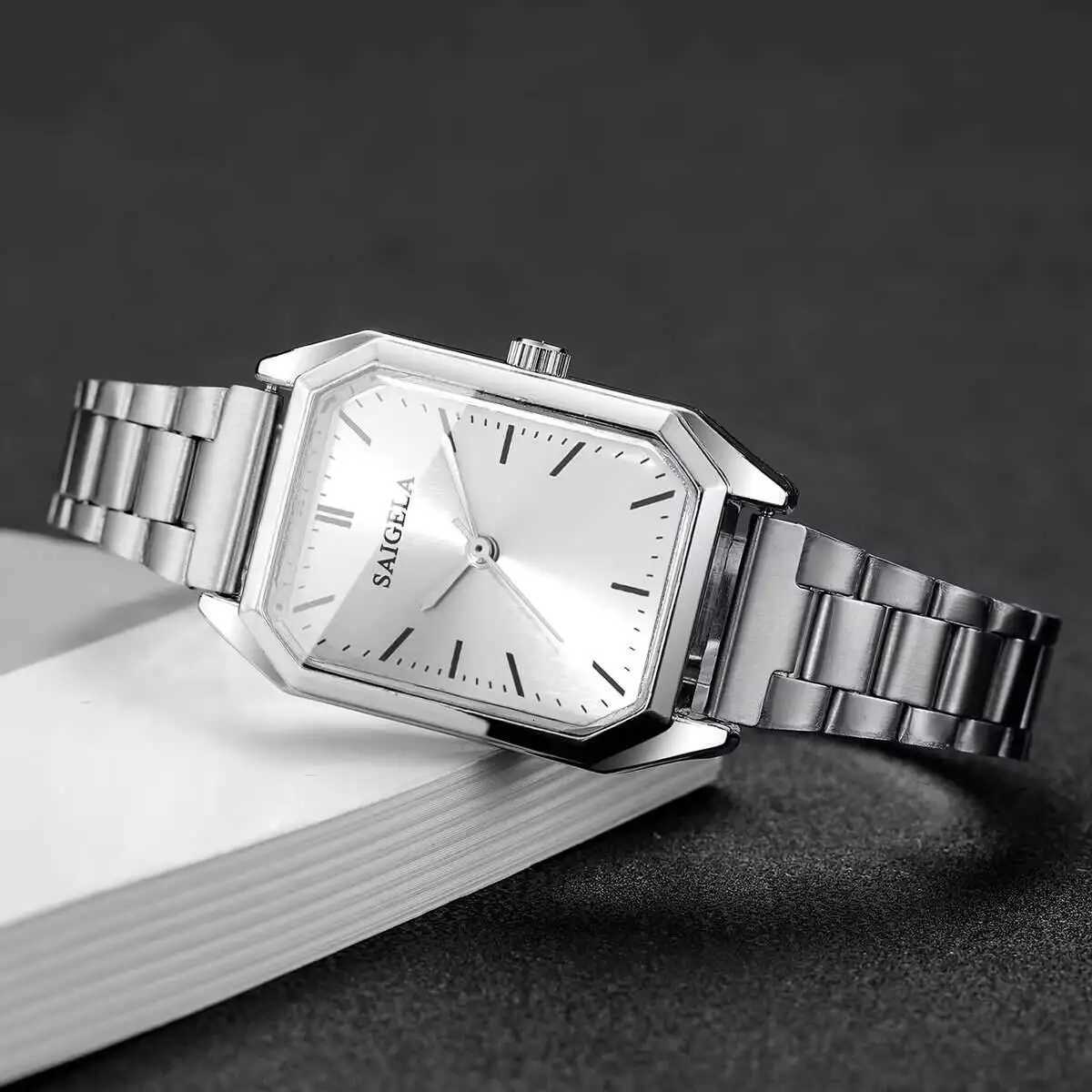 Fashion Rectangle Women es Simple Analog Quartz Wrist for Girls Clock Gift Reloj MujerWithout BoxXJ251021