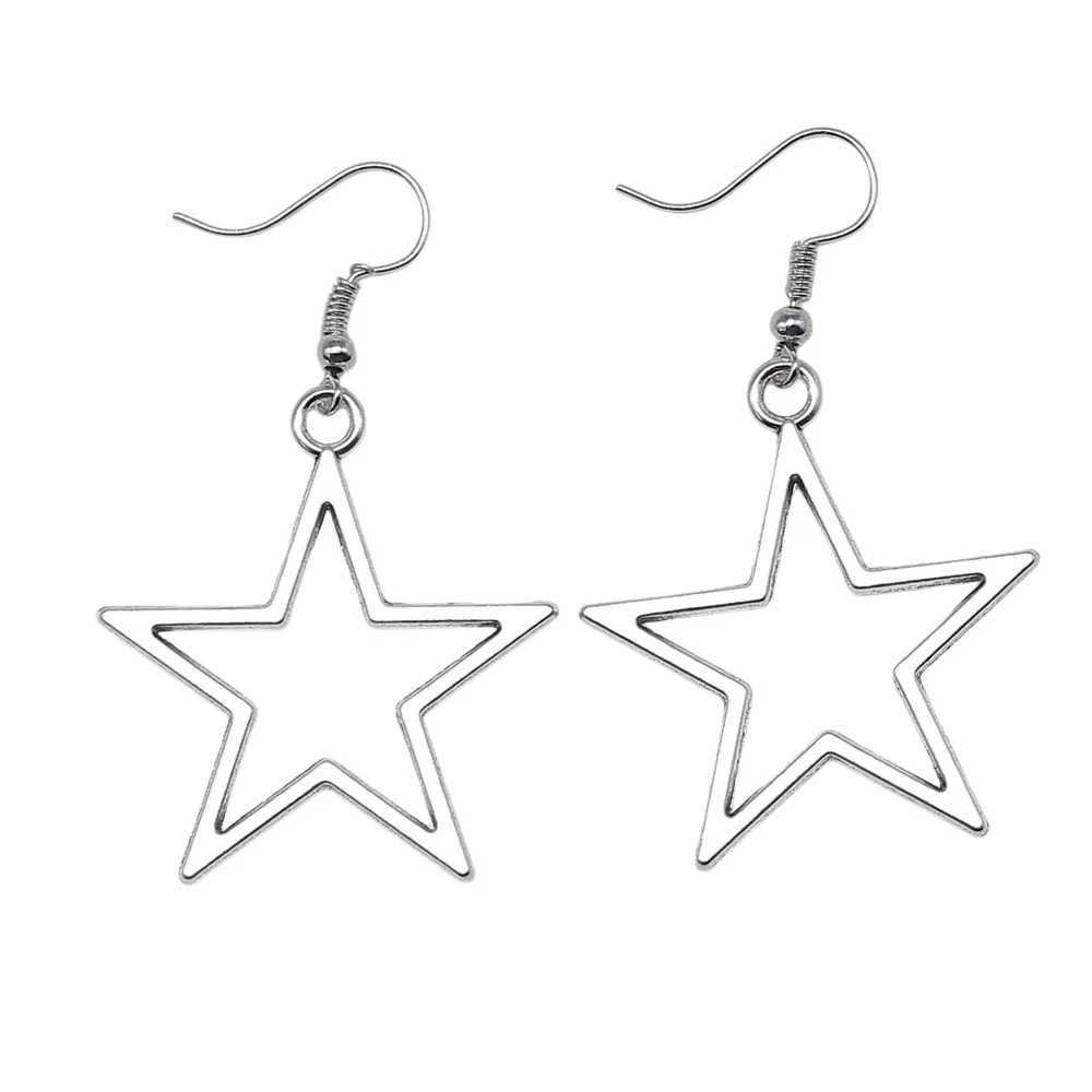 Fashion Star Earrings Star Goddess Stars Gifts Simple Large Pendant Earring Handmade Vintage Drop Earrings For Women J251021