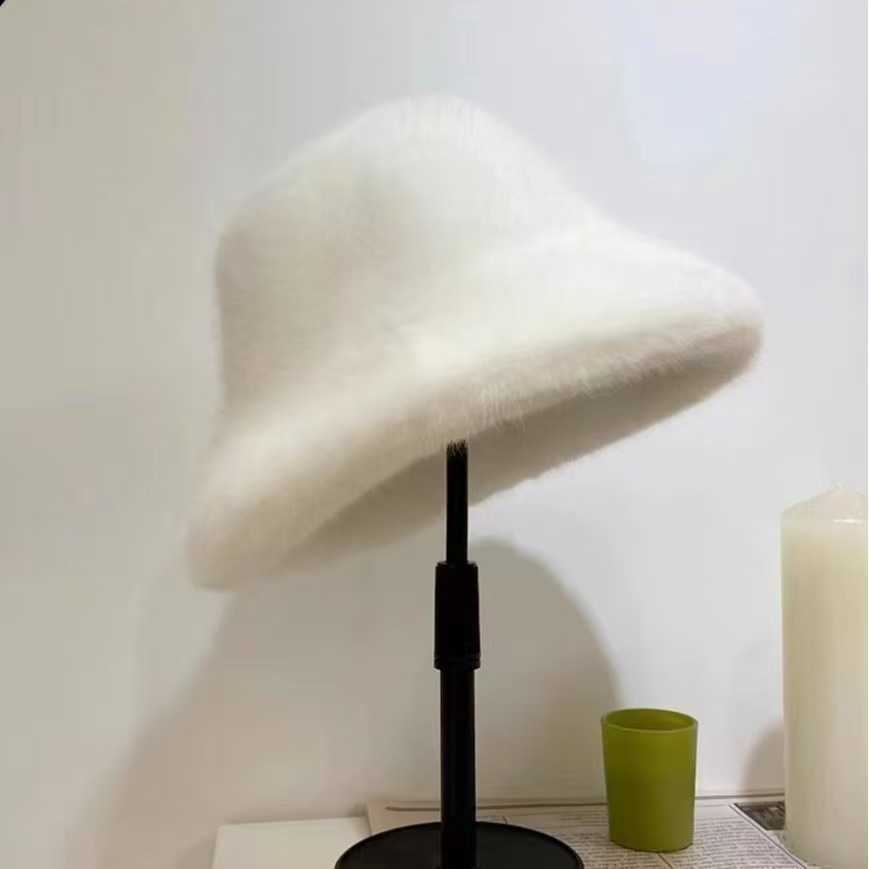 Imitation Mink Fur Fisherman Hat for Women Autumn and Winter Warm Fashionable Thickened Fur Fisherman Hat H251020 683Z