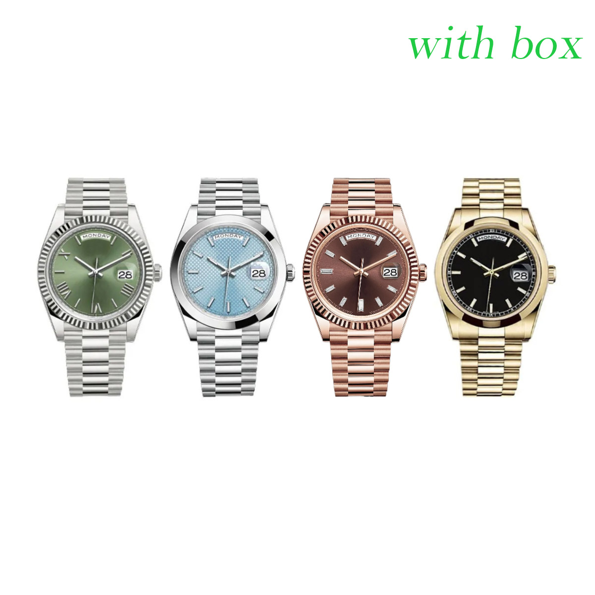 Mans Watch 36/41MM Automatic Watches With box Sapphire Luminous 2813 movement 904L stainless steel Strap Women designer Wristwatches AAA quality