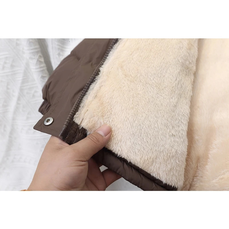 28 Years Kids Thicken Warm Jackets Children Down Cotton Outerwear Cold Winter Plush Thick Coat For Baby Boys Girls Cotton Coats 251017