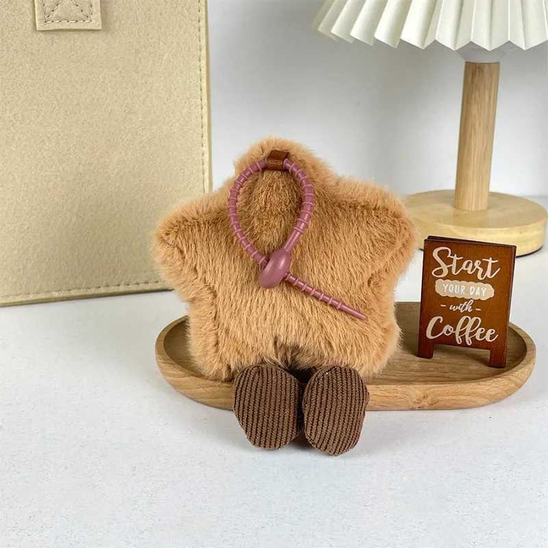 New Cute Plush Star Bag Hanging Ornaments Hanging Fashion Creative Christmas Tree Pendant Christmas Decorations Plush Keychains W251021