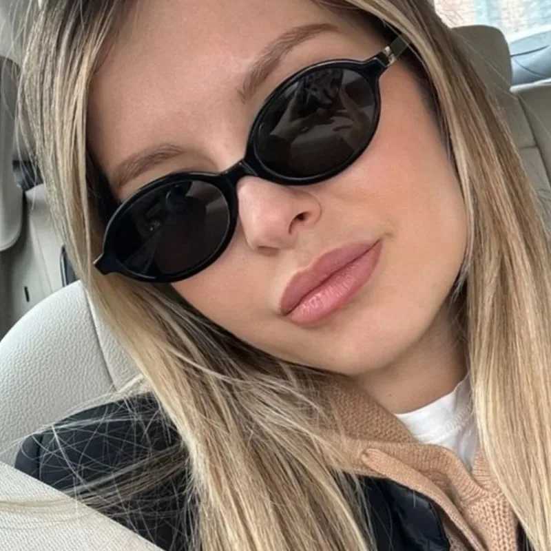 Sexy Small Oval Leopard Sunglasses Women Lovely Ins No Makeup Plain Glasses Frame Eyewear Cute Decorative Computer Glasses Men J251114
