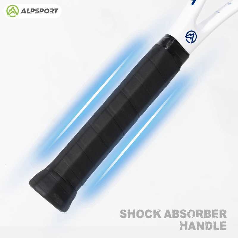 ALPSPORT Carbon Fiber Tennis Racket T800 8KProfessional Grade with BagStrap Lightweight Training Racquet for Adults MenWomen W251021