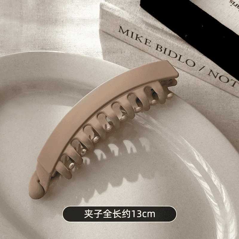 Hair Clips Solid Color Banana Clip Fish Shaped Hairpin Womens Hair Accessories Fashion Ponytail Barrettes Hair Claws HairpinsW254021