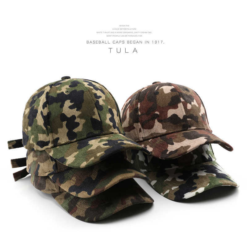 Hat Women Camouflage Light Board Corduroy Peaked Cap Outdoor Sports Men Travel Sunscreen Sunshade Sun Hat Baseball Cap H251020
