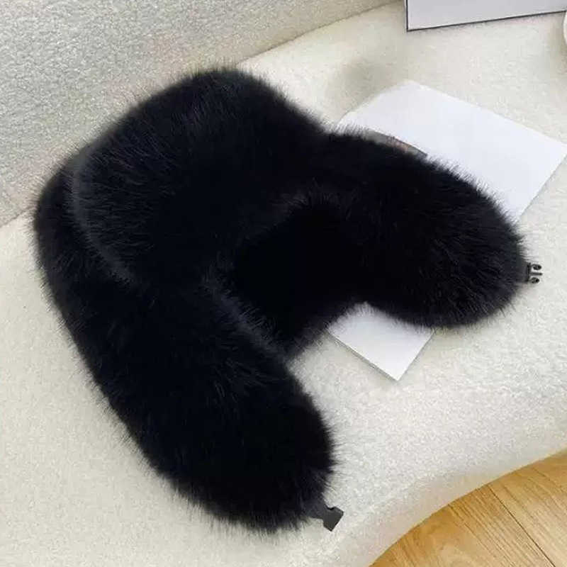 New Feng Hat Thickened Warm Plush Hat Winter Fleece Cotton Hat Outdoor Travel Cold Protection Ear Protection Feng Hat H251020