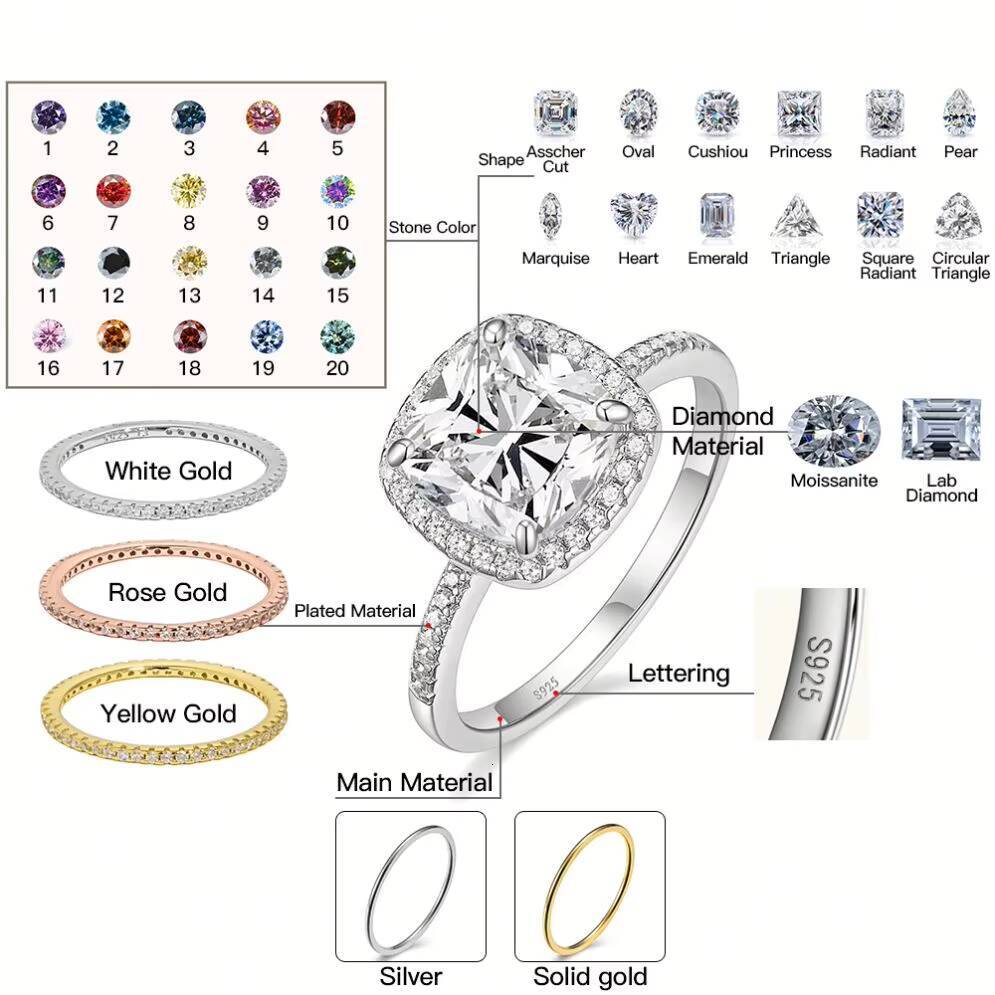 Wholesale Solid Gold VVS Moissanite Engagement Rings for Women Stylish 10K 14K 18K Oval Cut Diamond Design