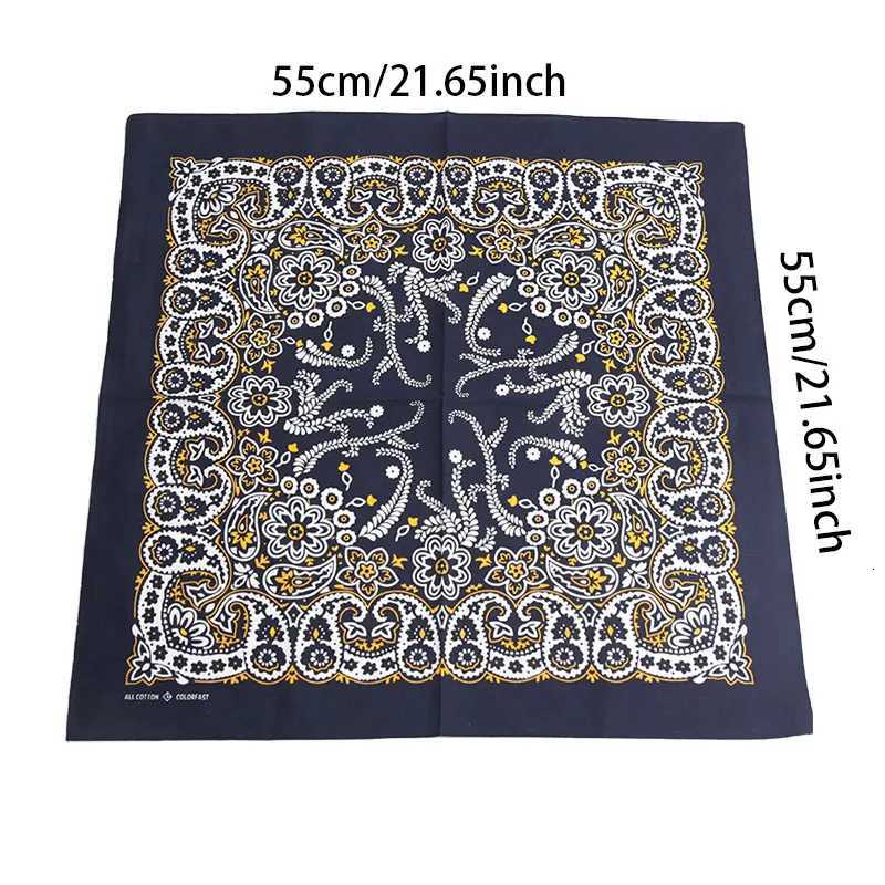 Hip Hop Kerchief Bohemian Print Bandana Paisley Pattern Headbands Outdoor Unisex Headband Wrist Wraps Face Mask Handkerchief W251021