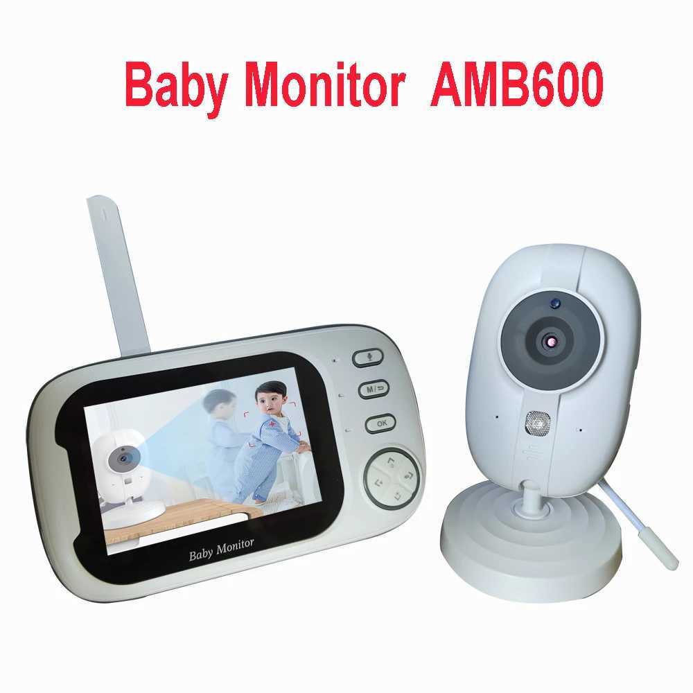 New 35 Video Baby Monitor Night Vision Security Cam 24G Mother Kid 2 Way Audio Talk Video Surveillance Cam With Temperature J251121