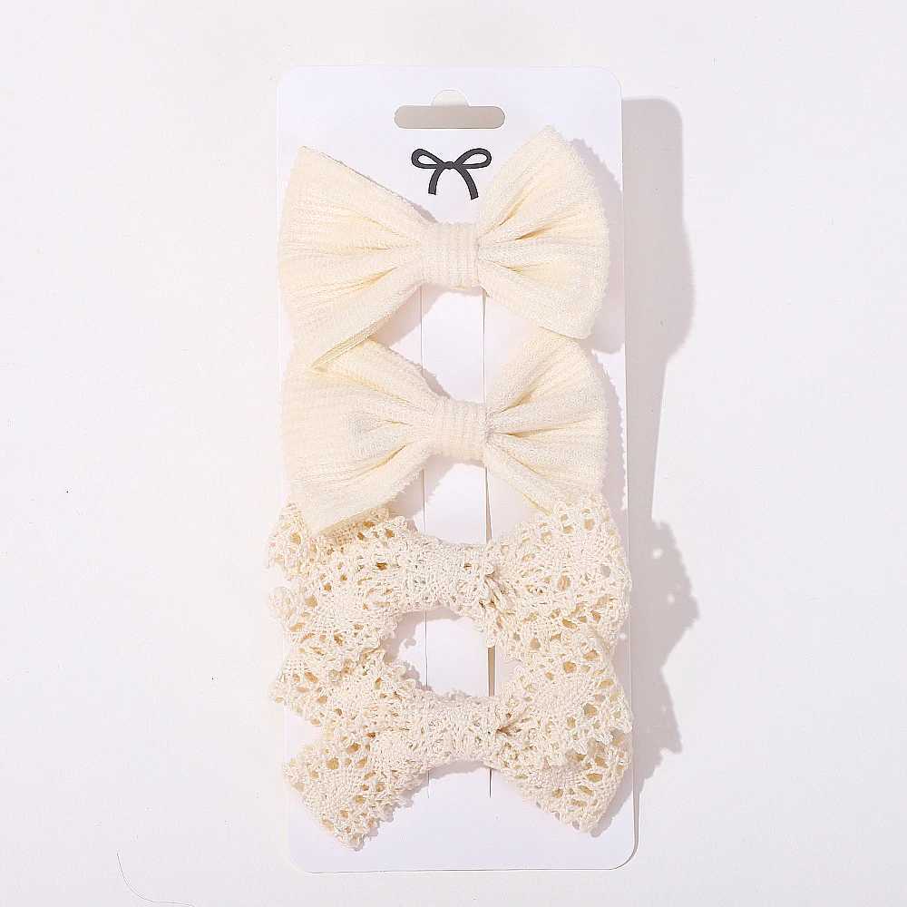 4PcsSet Solid Color lace Hair Clips for Girls Handmade Velvet Bowknot Baby Hairpins Headwear Hair Accessories WholesaleW254021