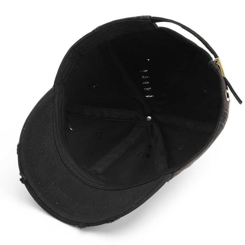 Short Brim Womens Washed Distressed Solid Color Plain Baseball Cap Outdoor Mens Sun Protection Visor Cap H251020