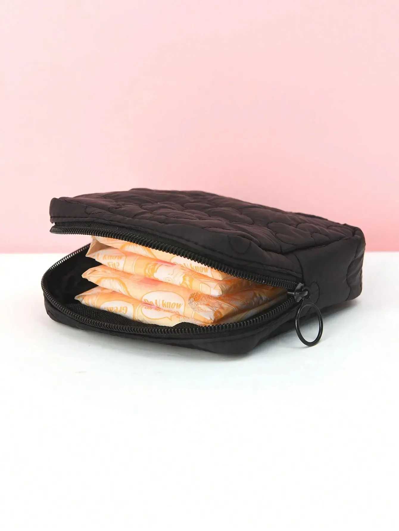 Mini MultiColor Sanitary Napkin Storage Bag Suitable For Girls Women College Dormitories Families Travel Outdoor Daily UsW251021