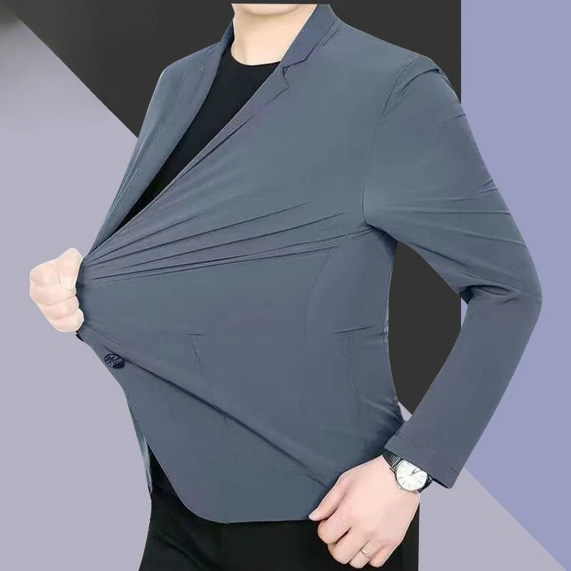 Legendary Paul Spring and Summer Small Suit Jacket Mens Suit Top Mens Sun Protection Casual Highend Lightweight Jacket 251021