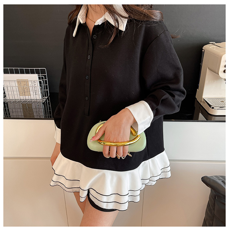 2025 New Luxury Women's Bag Vintage European Style Burgundy Metal Box Crossbody Party & Daily Evening Bags