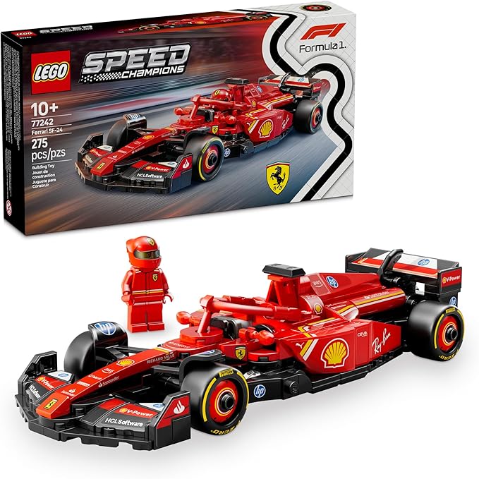 Lego F1 Race Car Ferrari SF-24 F1 77242 Blocks Toys Gifts