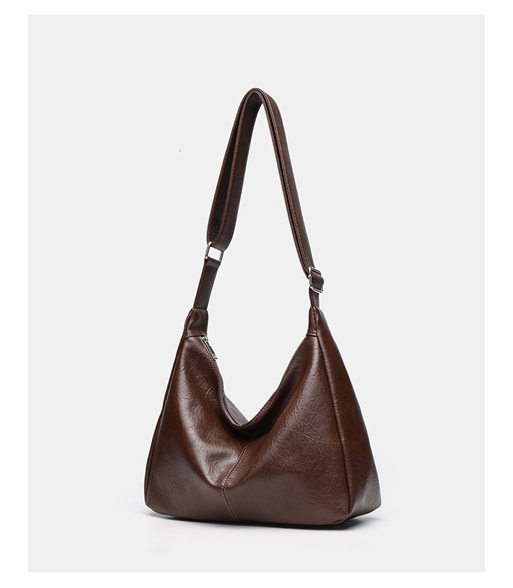 2025 Autumn and Winter New Designer Bag Retro Style Solid Color Women's Shoulder Bag New Trendy Fashion Luxury Handbag Versatile Commuter Bag