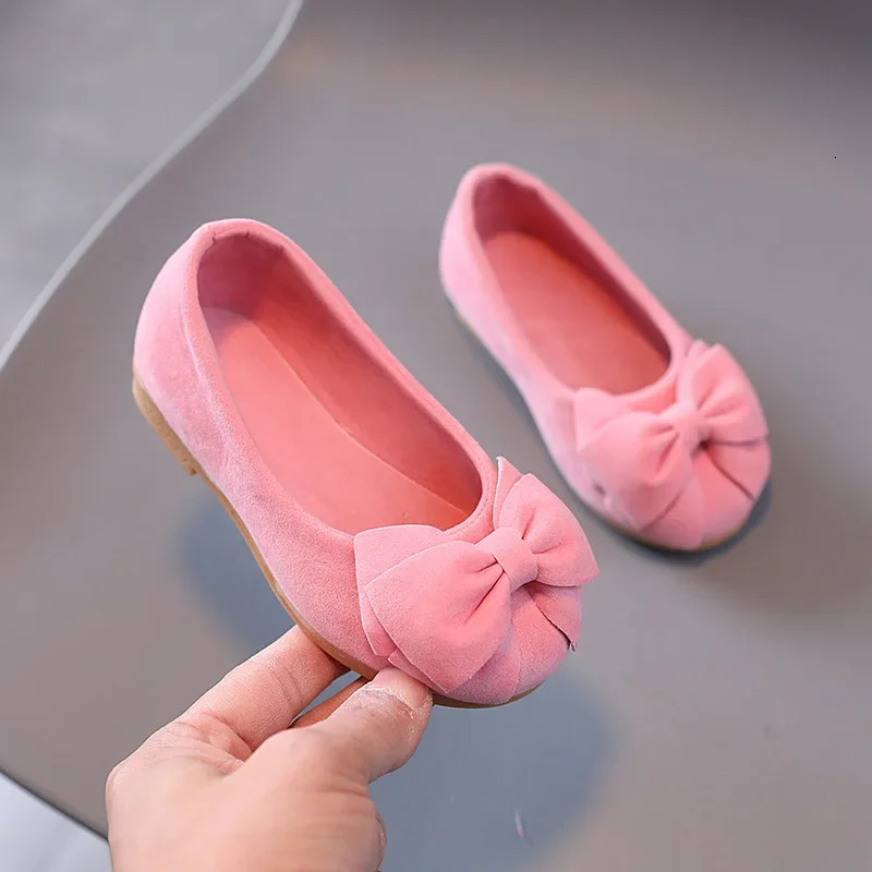 Spring Autumn Children Shoes Girls School Flats Slipon Shoes Flock Moccasins Girls Slipon Shoes Size 2136 251021