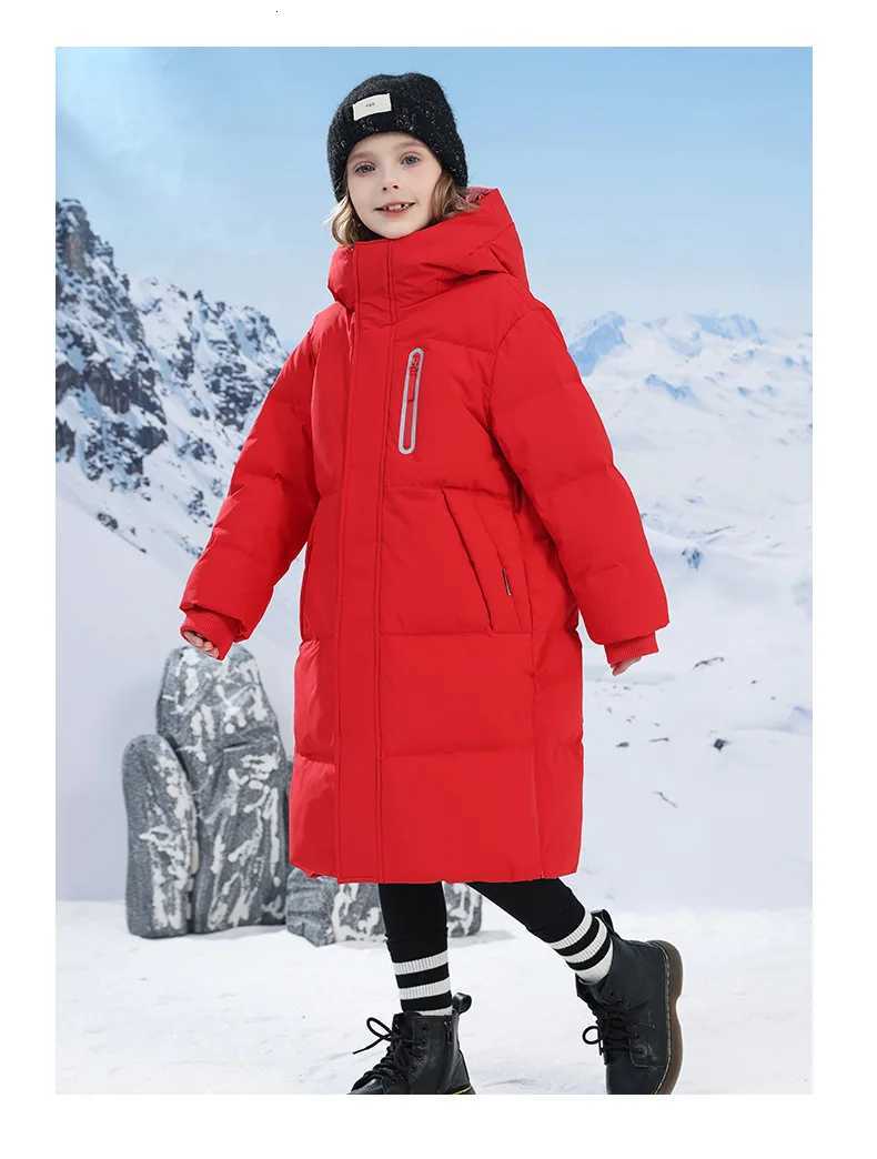 20 degrees Celsius Down boys and girls jackets2025 new mediumlength thickened cottonpadded jackets for children to keep warmT251021