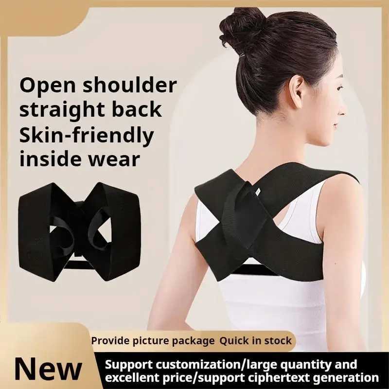 Adjustable Back Shoulder Posture Corrector Belt Clavicle Spine Support Reshape Your Body Home Office Sport Upper Back Neck Brace D251021