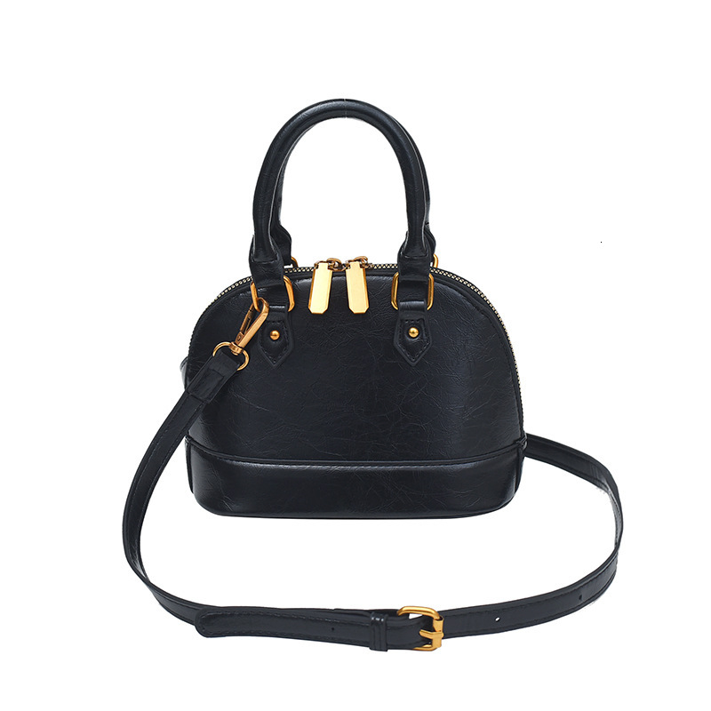 New Autumn And Winter Retro Style Women's Shoulder Bag Designer Bag With Color Block Splicing Luxury Handbag Trend Minimalist Pleated Pattern She