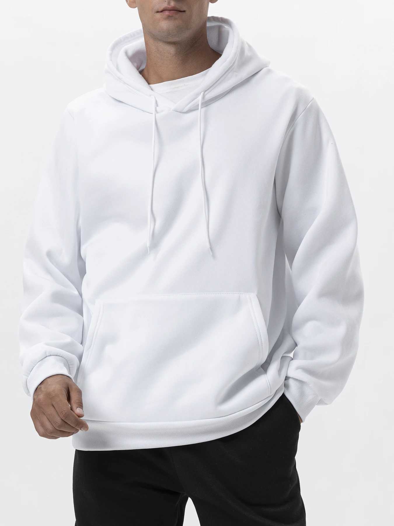 Mens Hoodies Women Pullover Spring Autumn Warm Casual Hoodie Sweatshirts Solid Color Hoodies Sweatshirt For Male W251021