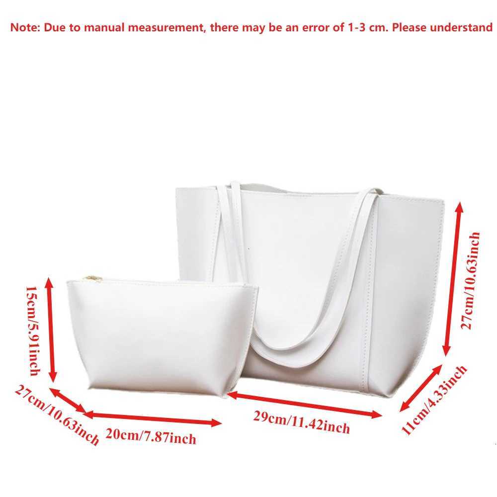 New Simple and Largecapacity Fashion Shoulder Womens Bag Solid Color Minimalist Style Fashion Tote Bag Travel Light HandbagsXJ251021