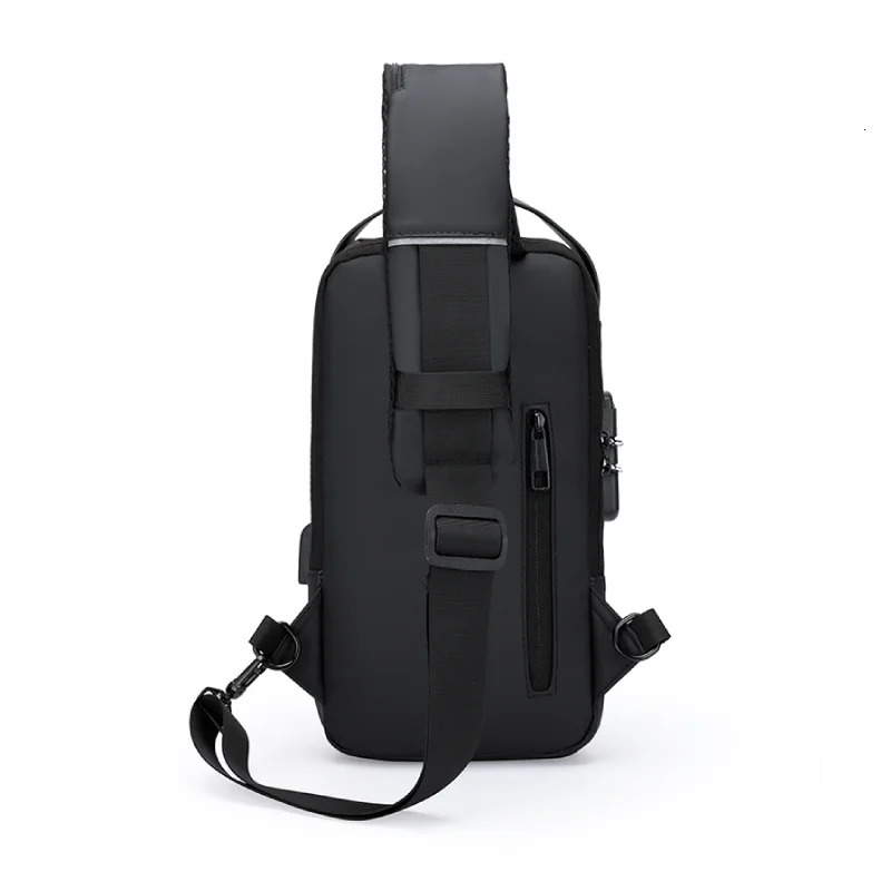 Mens Antitheft Combination Lock Chest Bag Adjustable Shoulder Strap Suitable for Outdoorand Leisure Sports Crossbody 251014