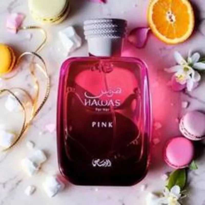 100ML RASASI Hawas Pink Pheromone Fragrance Arabian Womens Perfume Pheromone Birthday Present Cologne Man Attract Opposite Sex L251021