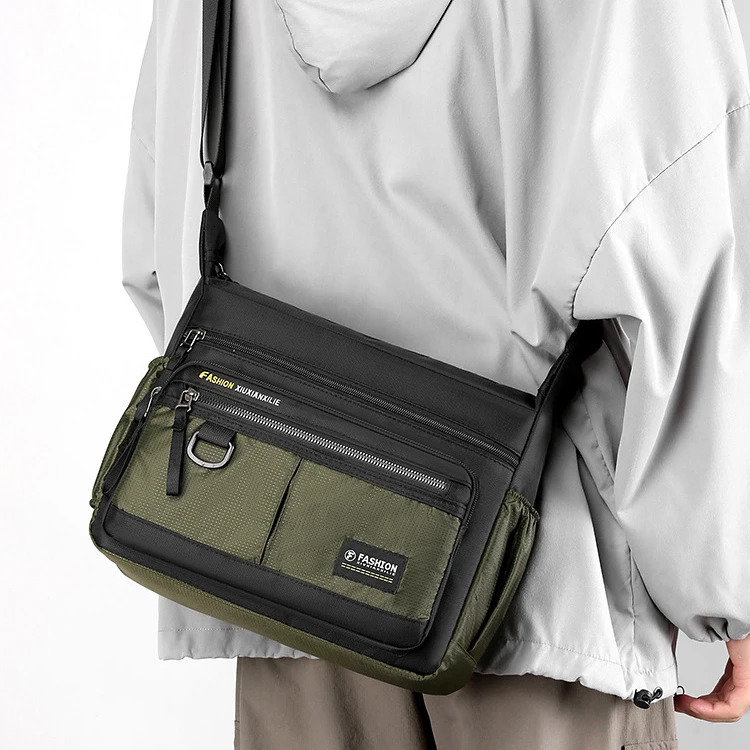Men Crossbody Bags Male Nylon Shoulder Boy Messenger Man Handbags for Travel Casual Large Bag 251014