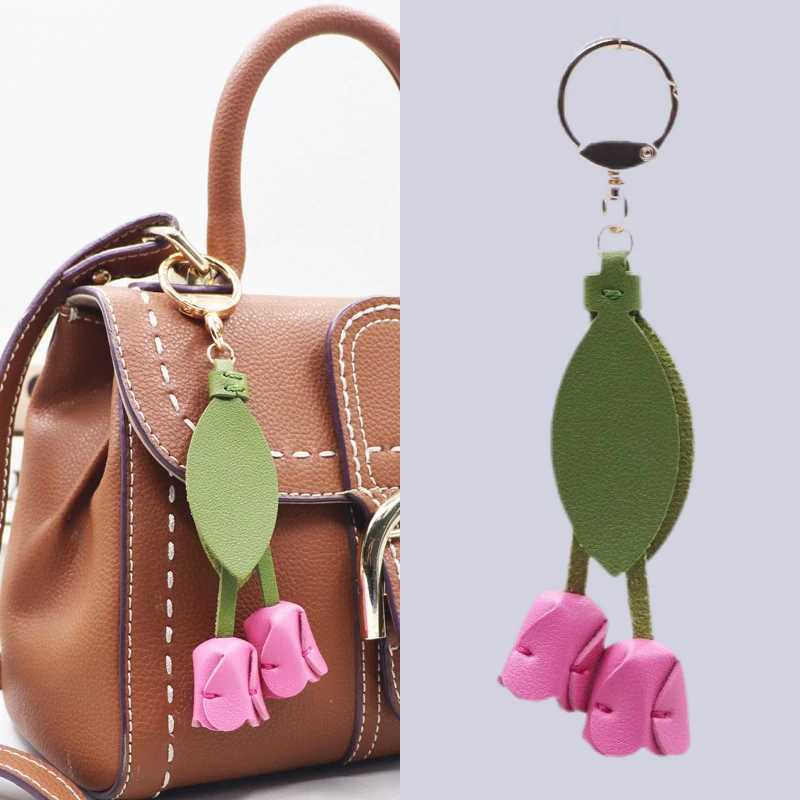 Top Layer Cowhide Osmanthus Flower Pendant Artificial Flower Pendant Stereo Pendant Flower Accessories Hanging Decorations New J251121