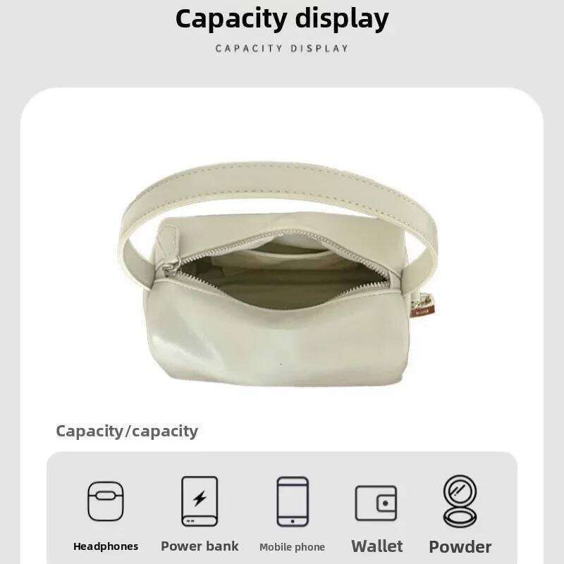 Classic Women New Fashion Solid Color Boston Shoulder PU Soft Leather Pillow Bag Retro Versatile Commuting Handbag