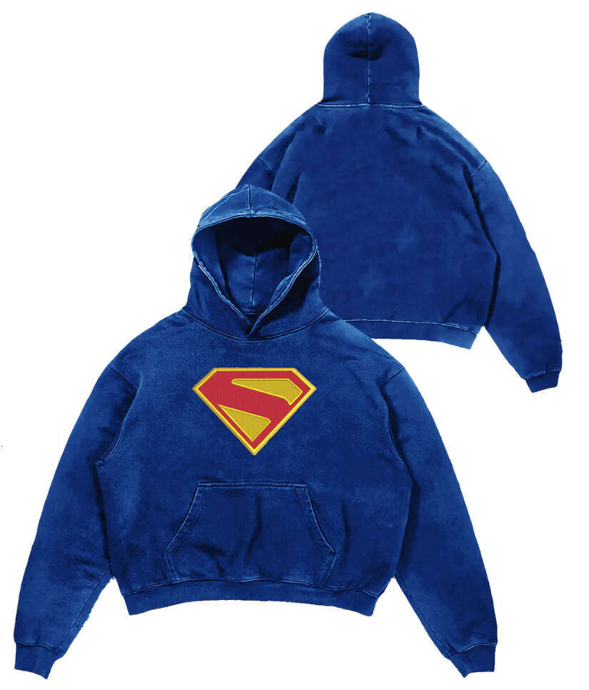 Comfrt Solid Color Washed Hoodie Sweatshirt and Sweatpants Set for Couples