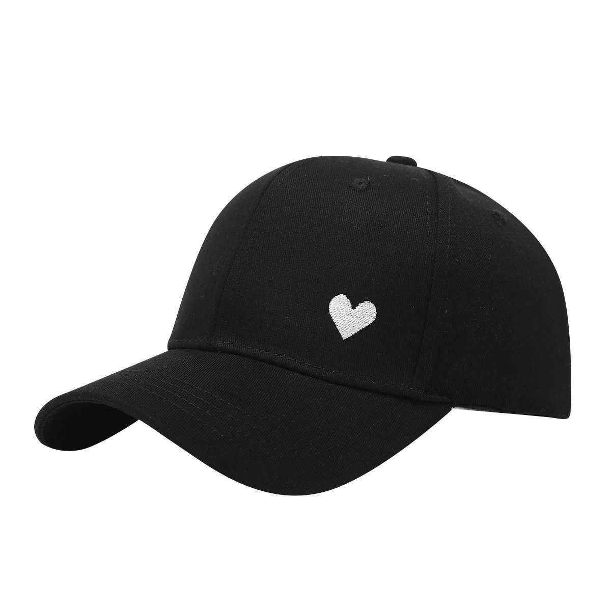 Womens Spring Summer New Outdoor Sun Protection Hat Couple Heart Side Embroidery Baseball Cap Mens Baseball Cap H251020