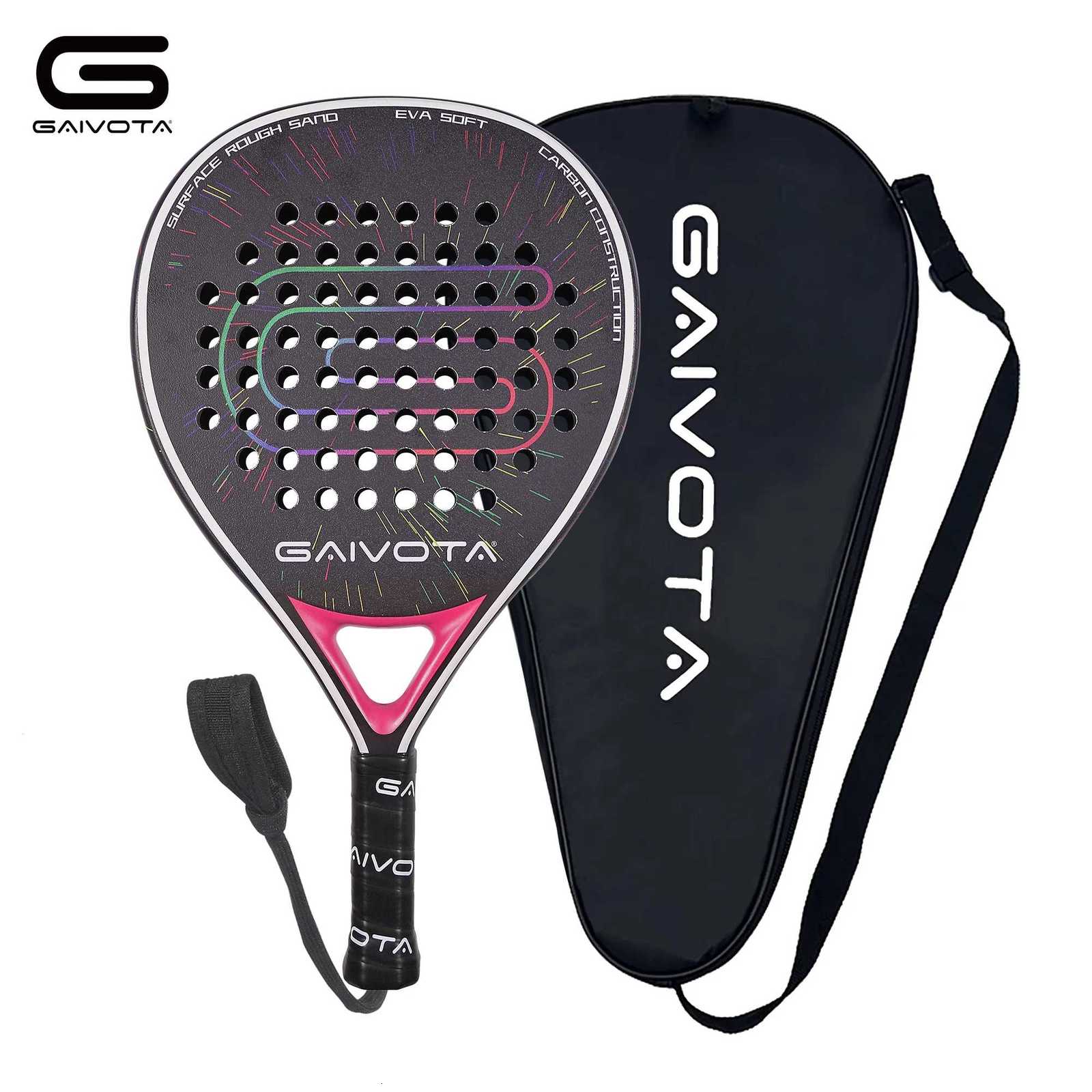 GAIVOTA 2025 new premiere PX20 red Padel tennis racket carbon fiber surface treatment EVA memory flexible foam core Padel racket W251021