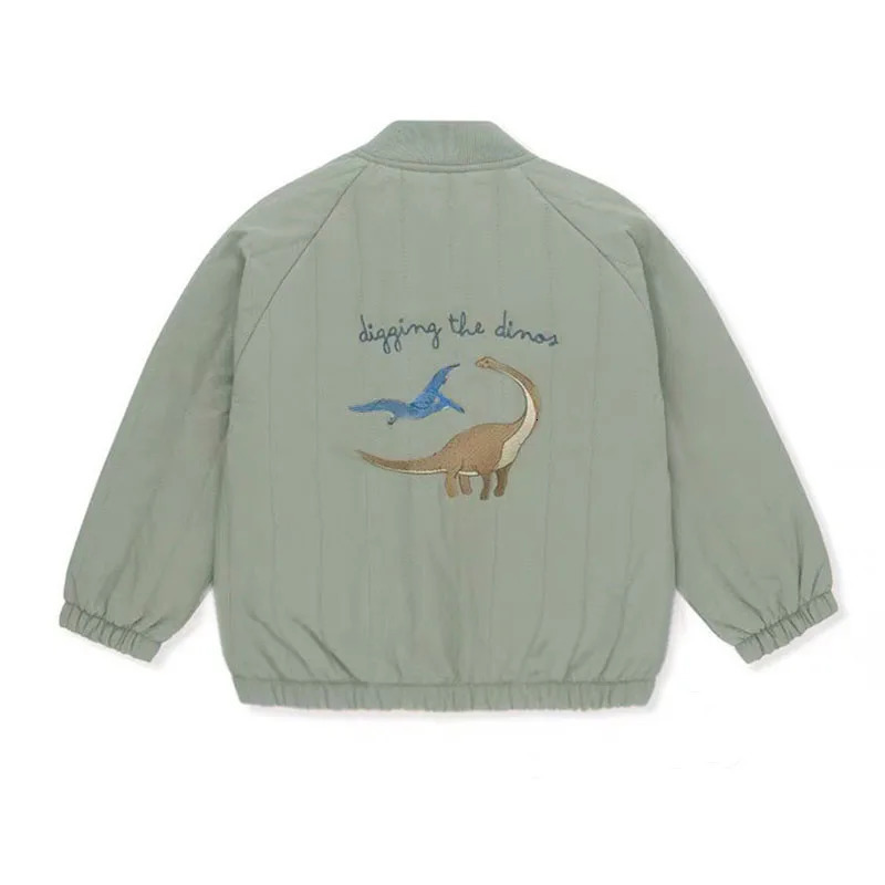 Toddler Baby Boy Girl Jackets Spring Autumn Long Sleeve Embroidery Fleece Cotton Kids Coats Outerwear Children Clothing 251018