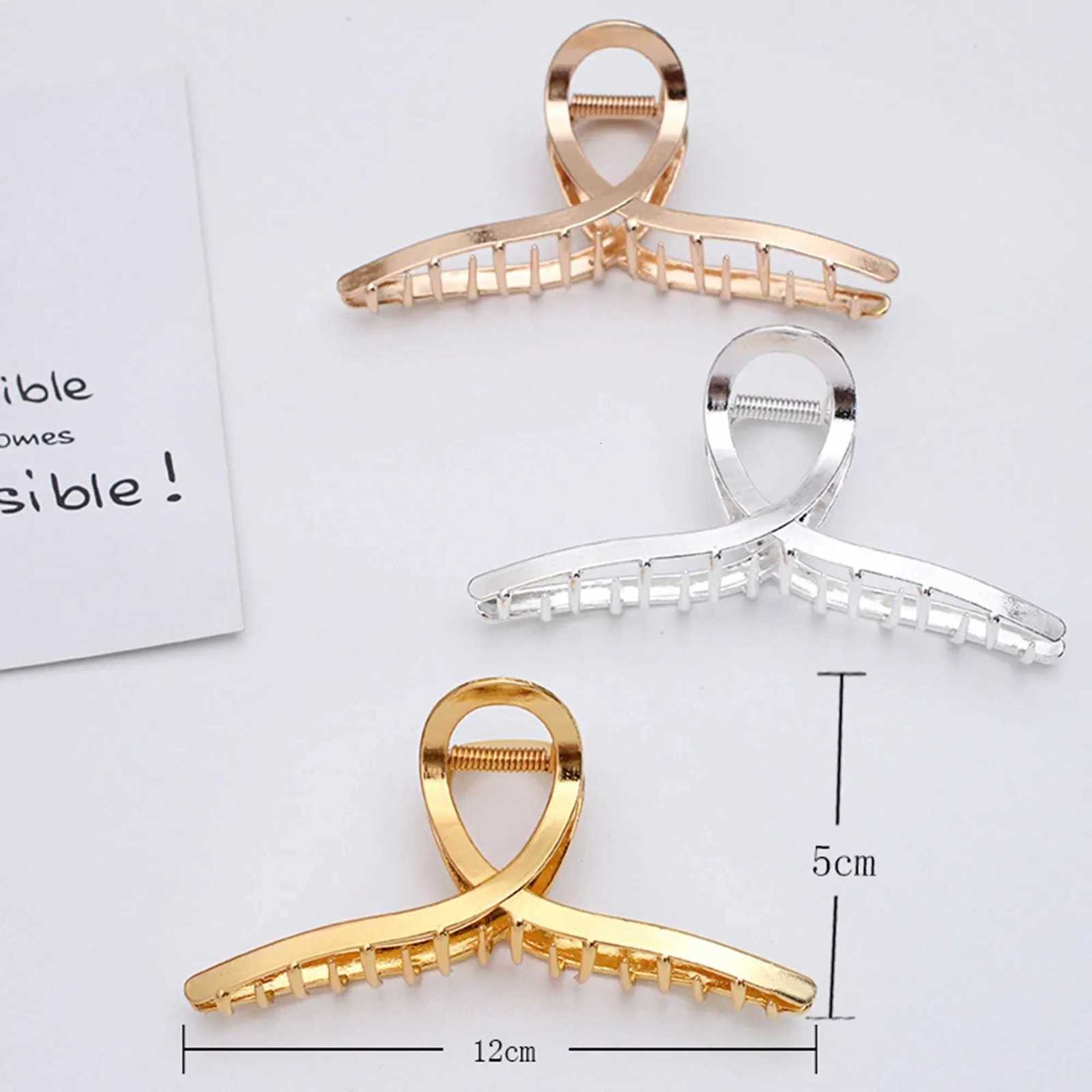 2pcslot New doublesided soldered tray alloy hair grab with goldsilverkc gold DIY hair accessory partsW254021