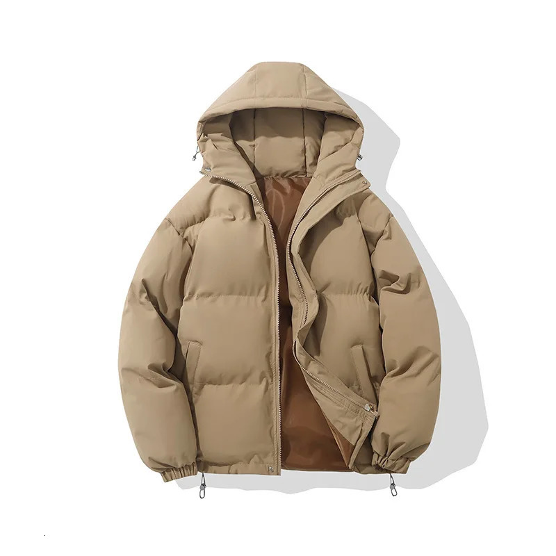 Mens Jacket Winter Warm Coat Windproof Hooded Parka Streetwear Fashion Outdoor Jacket Plus Size Mens Clothing Male Jacket 4XL 251021
