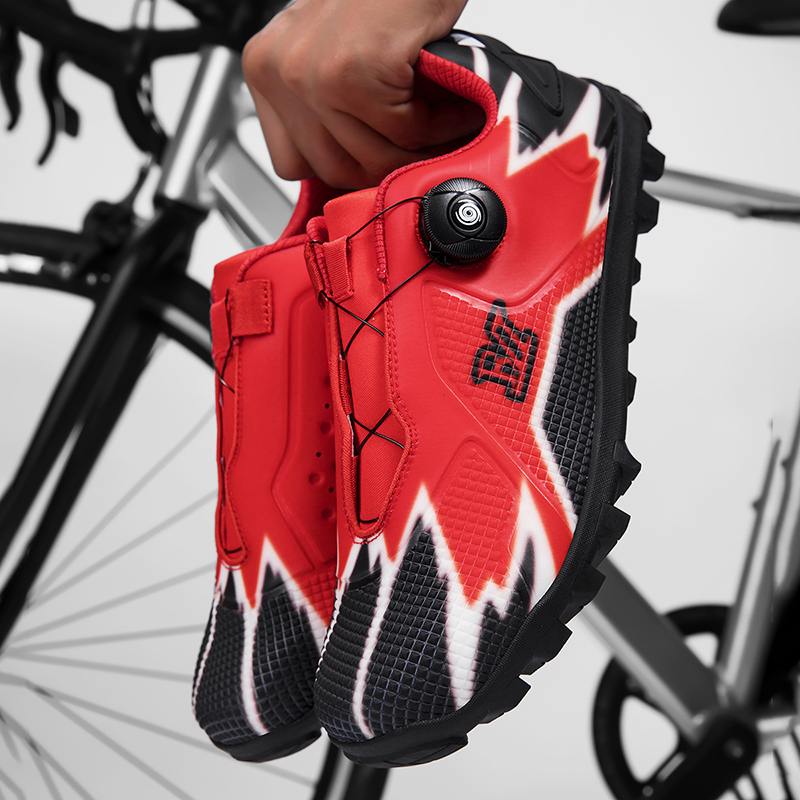 Men's Cycling Shoes Sneakers Trainers - Wear Resistant, Breathable, Non Slip, Ideal for Outdoor Professional Rides