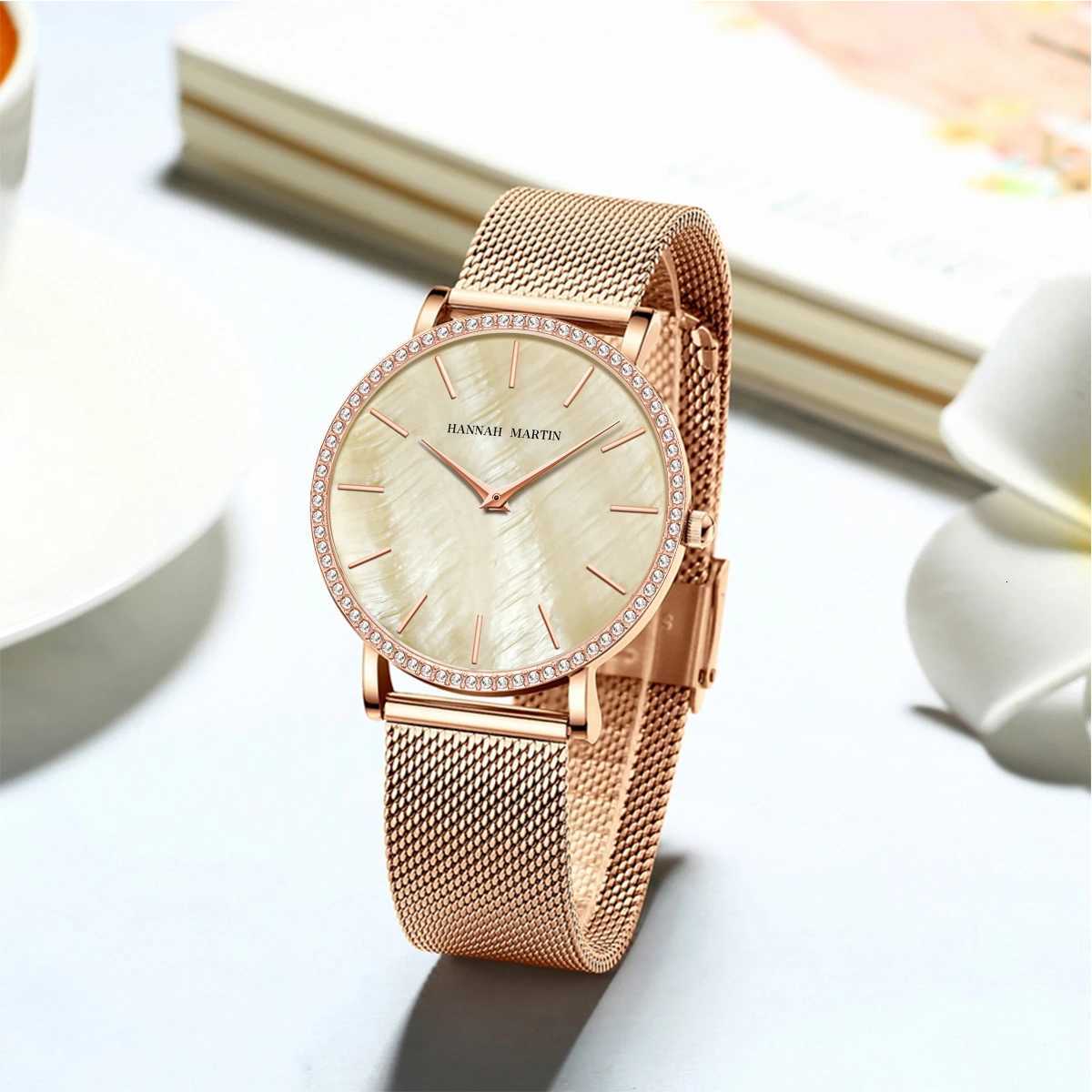 Reloj Mujer Janese Quartz Movement Luxury Women Rhinestone Stainl Steel Fashion Gift Box Waterproof Ladies WristXJ251021