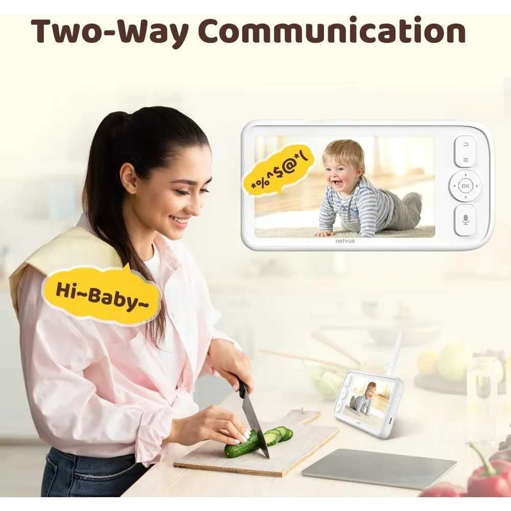 Peekababy Baby Camera Monitor Video Baby Monitor with Camera and Audio 5 Display 2Way Talk 4 in 1 Bracket Meets The Need J251121