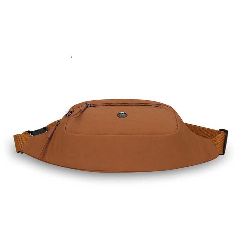 Womens Waterproof Nylon Convertible Waist Pack with Adjustable Strap Large Capacity Crossbody Chest Bag for Outdoor Activities Z251021