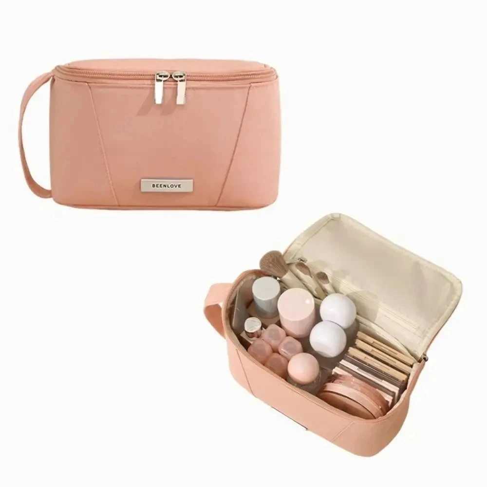 Makeup Bags for Women Travel Toiletry Cute Cases Bag Portable Solid Color Makeup Organizer Box Cosmetic Bag NeceserW251021