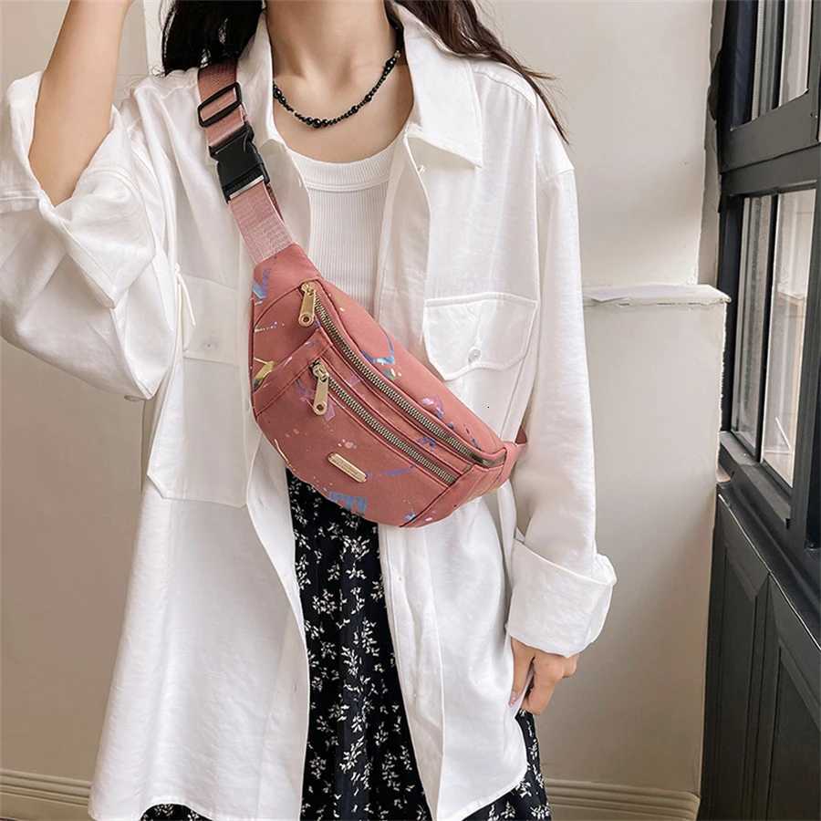 Fanny Packs for Women Men Belt Bag Bronzing Printing Pattern Fashion Waist Packs Crossbody Bags Bum Bag Running Travel Workout Z251021