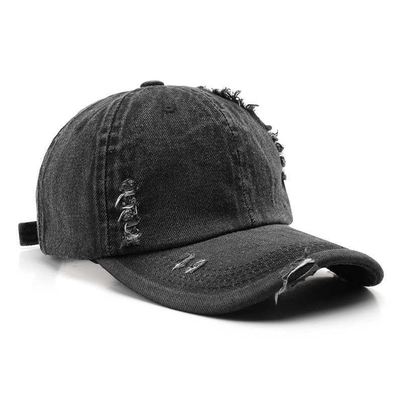 Womens Unique Washed Distressed Solid Color Baseball Cap Outdoor Mens Travel Warm Sunshade Baseball Cap H251020