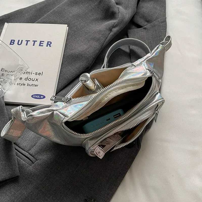 Black Waist Bag For Women PU Leather Fanny Pack Three Layer Zipper Pouch Crossbody Chest Bag Female Anti theft Belt Bag Purse Z251021