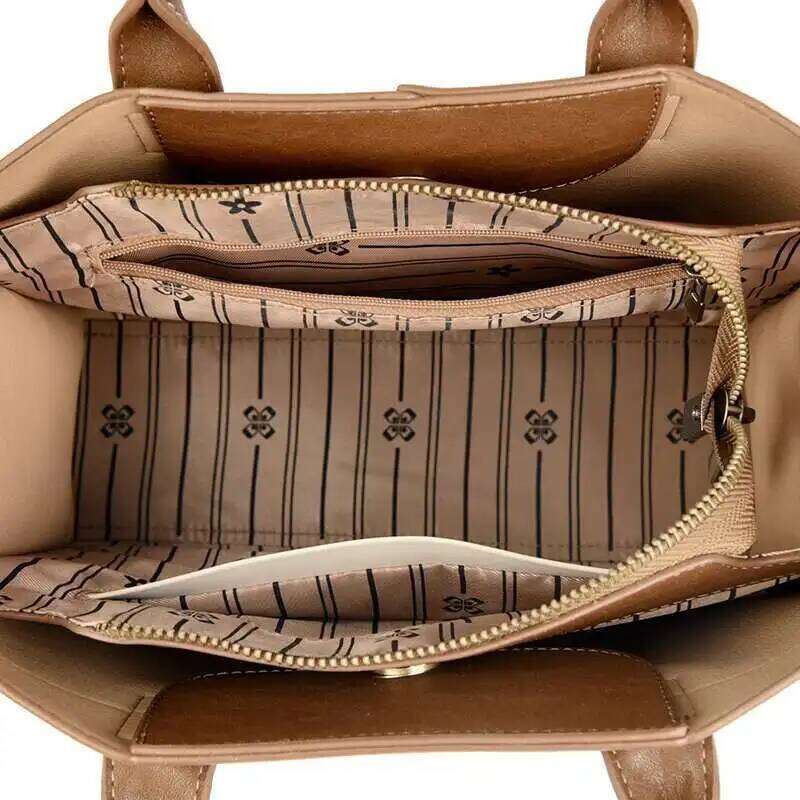 High Quality Soft Leather Women's Handbag Tote Bolsas Designer Female Shoulder Bag Retro Women Crossbody Top-Handle Bags 251021