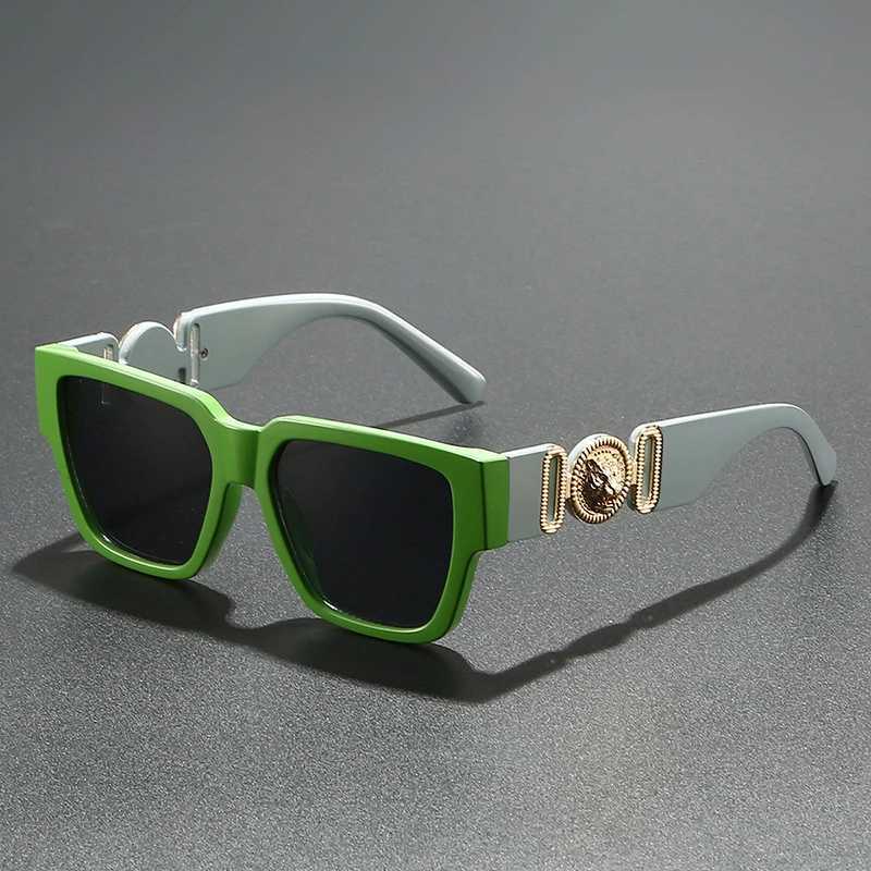 New Luxury Fashion Brand Designer Sunglasses Women Men 2025 Vintage Square Leopard Shades Glasses Outdoor Travel Top Sunglasses J251114