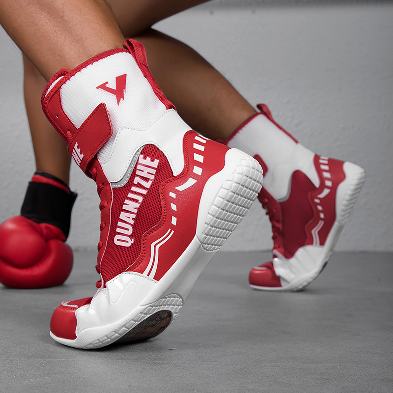 2025 New Men's Designer Boxing Shoes - Mid-tube Multi-functional Sports Shoes, Great for Wrestling, Fighting, Sanda, Running & Training